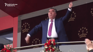 Tajik President Emomali Rahmon Dances for Nowruz