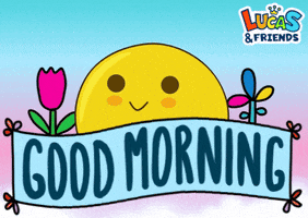 Good Morning Sun GIF by Lucas and Friends by RV AppStudios