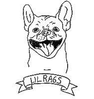 French Bulldog Dog Sticker by Lil Rags