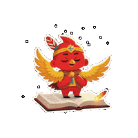 Crypto Flying Sticker by The Cardinal Virtue