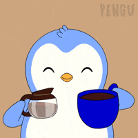 Good Morning Coffee GIF by Pudgy Penguins