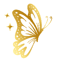 Gold Glitter Sticker