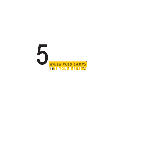 5meterwaterpolo giphyupload logo live virtual Sticker