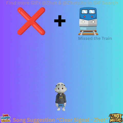 Too Late Train GIF by Zhot Music
