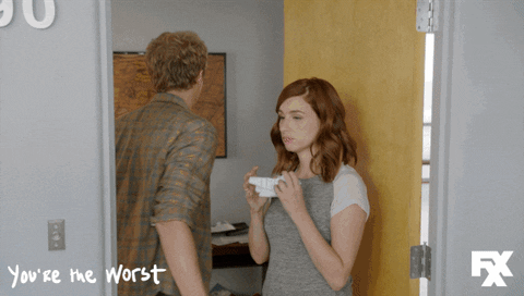 aya cash trash GIF by You're The Worst 