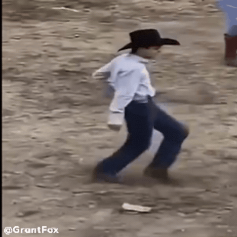 Hoe Down Moon Walk GIF
