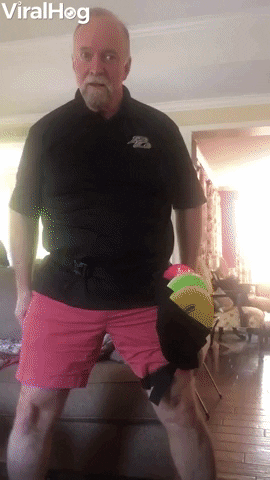 Disc Golfing Dad Takes Out Tv GIF by ViralHog