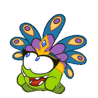 Happy Go Go Sticker by Om Nom