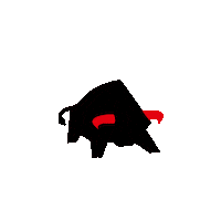 Bored Bull Sticker by PREFA