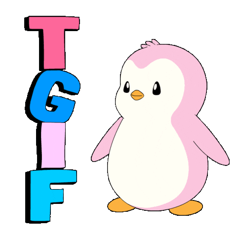 Day Off Yes Sticker by Pudgy Penguins