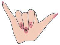 Surf Hello Sticker by Femi Stories