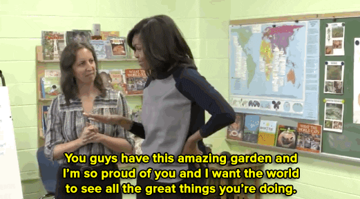 michelle obama news GIF