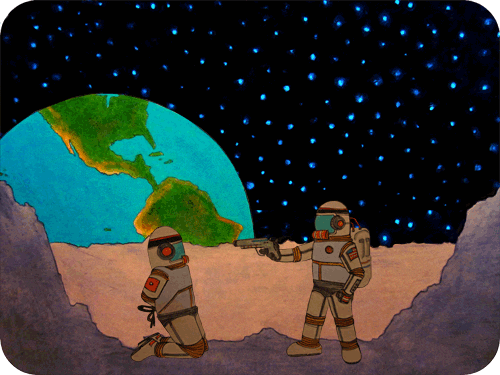 i hope this isn't too stupid science fiction GIF by The Daily Doodles
