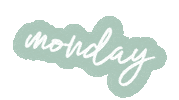 ajenericadventure day monday day of the week meal planning Sticker