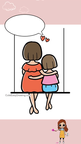Motherβs Day Love β Mom Hugging Daughter