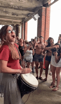 Crystalpercussion drummer bongos percussionist djembe GIF