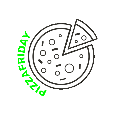 Pizzafriday Sticker by buntebrause