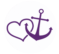 Hamburger_angehoerigenschule logo herz hamburg anchor Sticker