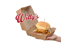 Willys Burger Sticker by Willys Sportsbar