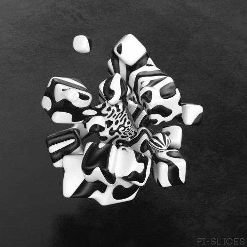 Black And White Art GIF by Pi-Slices