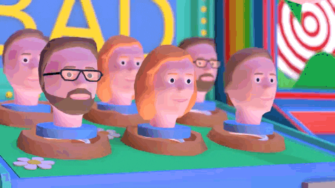 Bad Decisions Whack A Mole GIF by Two Door Cinema Club