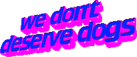 dogs text Sticker