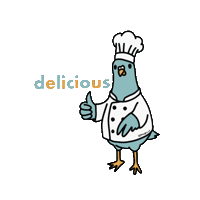 Bird Cooking Sticker