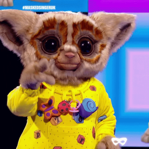Bushbaby GIF by The Masked Singer UK