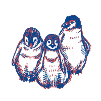 Baby Bird Art Sticker by Doris Wopereis