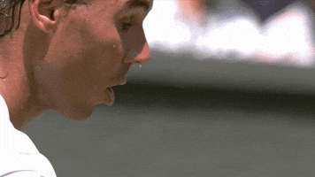 tennis sweat GIF by Wimbledon