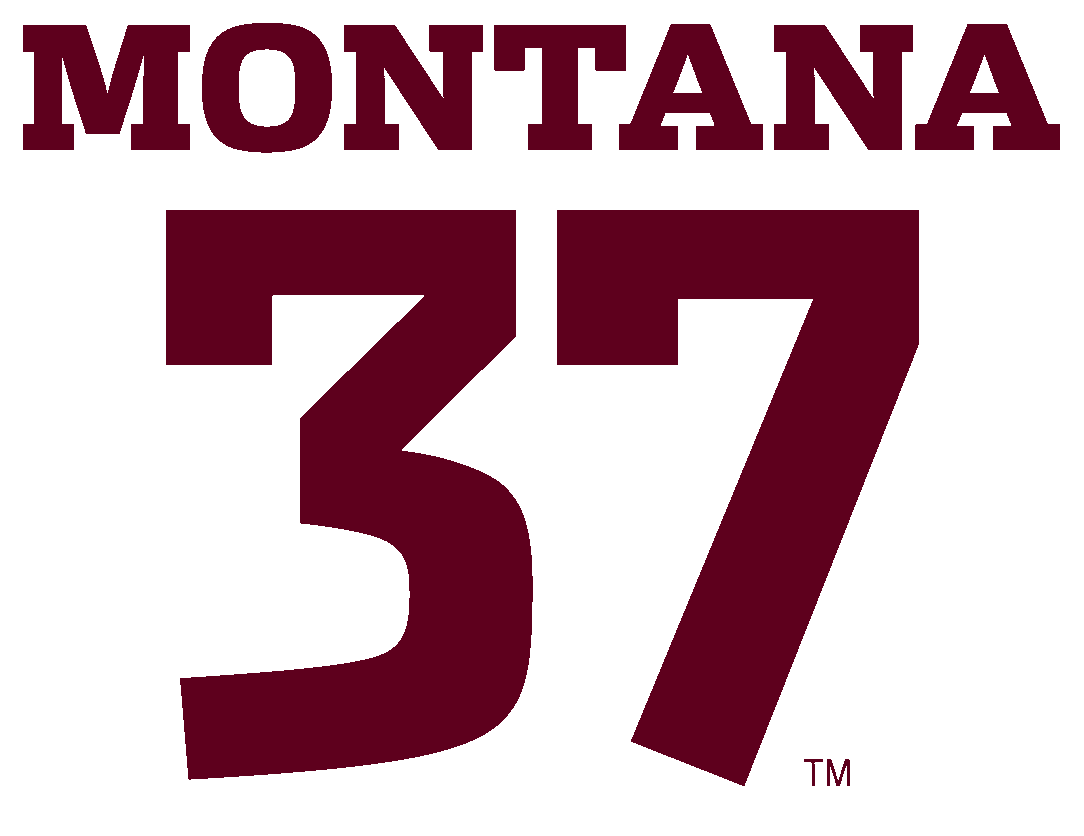 Logo Number Sticker by Montana Grizzlies