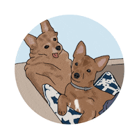 Dogs Puppy Sticker by hammer_kate