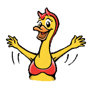 LadiesnightNL fun girls duck ladies night Sticker