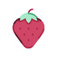 Fruit Strawberry Sticker