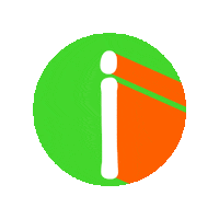 Orange Abc Sticker