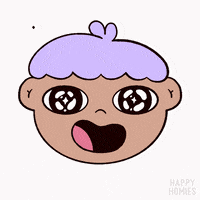 HappyHomies reaction happy smile wow GIF