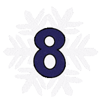 Snowflake Advent Sticker by Karmandala