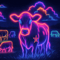 Neoncowboy GIF by Glowdeo