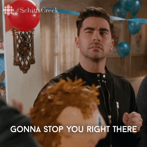 Stop Talking Schitts Creek GIF by CBC