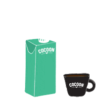 Coffee Cafe Sticker by Cocoonfoods
