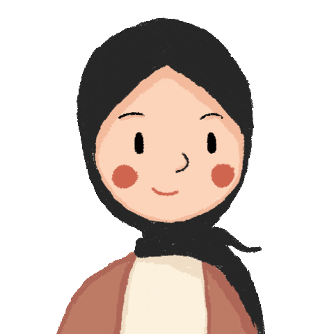 rafikaulia halo hijab eid mubarak assalamualaikum Sticker