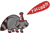 Raccoon Great Big Story Sticker by Marcie LaCerte