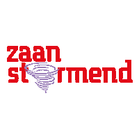 Tornado Rood Sticker by Zaantheater