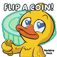 Duck Flip Sticker by VeeFriends