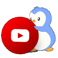 Watching Youtube Sticker by Pudgy Penguins