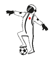 Astronaut Sticker by FC Winterthur