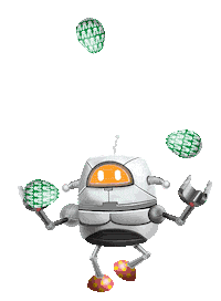 HannahtheSpanner robot easter happy easter easter eggs Sticker