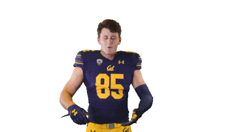Ncaa Football Go Bears Sticker by Cal Athletics