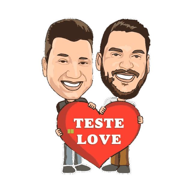 Teste love Sticker by Cleber & Cauan