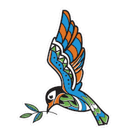 eden_brand bird enjoy eve eden Sticker